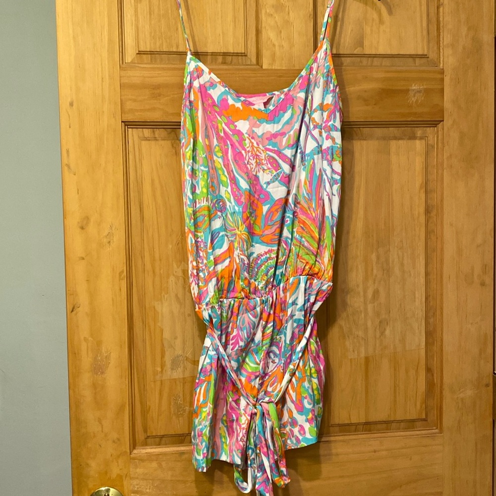 Lilly Pulitzer Deanna Multicolor Romper (Size L)